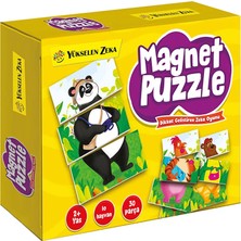 Yükselen Zeka 2+ Yaş Magnet Puzzle (3 Adet)