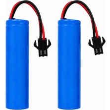 Orion Mamshop 3.7V 14500 Li-On 900 Mah Şarj Edilebilir SM2P Siyah Soketli Kumadalı Araba Pili Oyuncak Araba Pili Aa Kalem Pil
