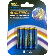 Zenvia Znv Wılkınson Aaa LR03 Am-4 4'lü 1.5 V Süper Alkalin Ince Pil ZNV2029