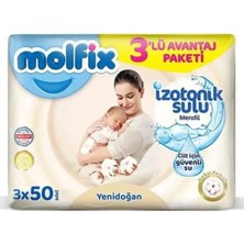 Molfix Izotonik Sulu Yenidoğan Islak Mendil 3X50 Adet (2 Adet)