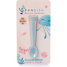 Pandish Crabby Silikon Kaşık Bluish (4 Adet)