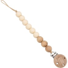 Kidful Boncuk Emzik Askısı - Almond (4 Adet)