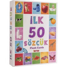DIYTOY Dıy Toy Ilk 50 Sözcük Bebek Eğitici Oyuncak Flash Cards (5 Adet)