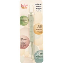 Baby Dcey Silikon Emzik Askısı-Yeşil (3 Adet)