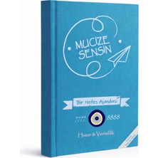 Mucize Sensin Nazar Sembollü 7777-8888 Mucize Sayılar Huzur ve Verimlilik Enerji Manifest Ajandası