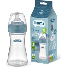 Mooma Kindy Biberon 250 ml 18+ Ay Hızlı Akış Pastel Mavi (3 Adet)