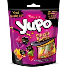 Ülker Yupo Sihirli Şapka - Meyve Sulu Yumuşak Şekerleme - Yeni Büyük Boy - 400 Gram - 6 Adet