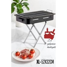 Fırsatkolik Transformacion Xl Emaye Mangal Katlanır Ayaklı 52 x 32 cm No:2 720535