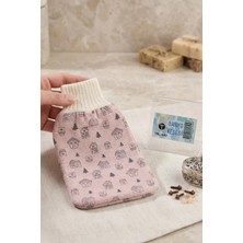 Fırsatkolik Desenli Banyo Kesesi – Bilek Lastikli Peeling Kesesi