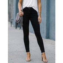 Layal My Beauty Kadın Süper Skinny Fit Esnek Likralı Yüksek Bel Denim Jean Kot Pantolon