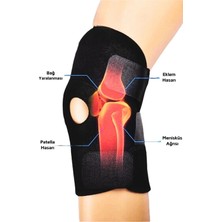 TKÇ Tkcls- Diz Korsesi Çapraz Bağ Menisküs Ağrısı Için Dizlik Diz Bandajı Patella Dizlik