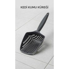 TKÇ Tkcls- Kedi Kumu Eleme Küreği, Çevre Dostu Malzeme ve Ergonomik Tasarımla Temizlik Için Uygun