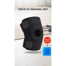 TKÇ Tkcls- Destekli Diz Korsesi Çapraz Bağ Sporcu Termojel Hediyeli