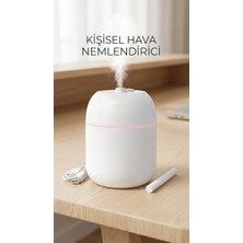 TKÇ Tkcls- Hava Nemlendirici 220ML Buhar Makinesi, Ofis ve Ev Kullanımı Için Uygun, Taşınabilir ve