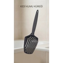 TKÇ Tkcls- Kedi Kumu Eleme Küreği Sık Dokuma Gövde ve Geniş Tutacaklı Temizlik Aracı