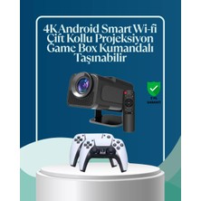 Hace Bazaar 450 Ansı Lümen, 4K Destekli Kompakt Ev Projektörü