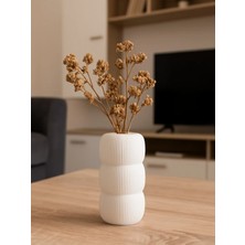 Lunera Accessories Monica Vazo | 3D Baskı El Yapımı Dekoratif Vazo | Modern ve Minimal Tasarım