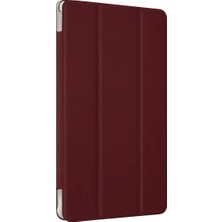 Hace Bazaar Samsung Galaxy Tab A9 Kılıf Tablet Smart Kılıf - Mürdüm
