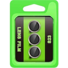 Hace Bazaar Samsung Galaxy S23 Raze Metal Kamera Lens - Gri