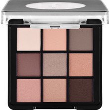Flormar Kremsi Dokulu & Mat Bitişli/ışıltılı 9'lu Kompakt Göz Farı Paleti