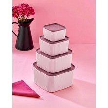 Organix Home Kare Saklama Kabı 4'lü Takım