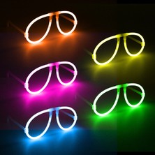 Hace Bazaar Neon Glow Fosfor Gözlük – Festival &amp; Parti (12&amp;#39;li Set)
