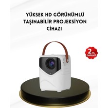 Hace Bazaar Mini Akıllı Projektör – 1080P Full Hd, 64GB Depolama, 2gb Ram, Uzaktan Kumanda Destekli