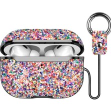 Hace Bazaar Onegif Apple Airpods Pro 2 (2.nesil) Bright Simli Airpods Kapak - Gold