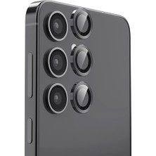 Hace Bazaar Samsung Galaxy S24 Fe Raze Metal Kamera Lens - Siyah