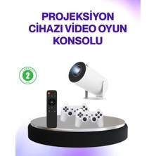 Hace Bazaar 2.4g Kablosuz Destekli Oyun ve Film Projeksiyonu Ev Kullanımı Için