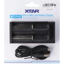 Hace Bazaar Xtar Mc2 Plus Ikili Li-Ion Pil Şarj Cihazı