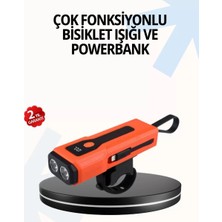 Hace Bazaar Powerbank Özellikli Bisiklet Işığı Dijital Göstergeli LED