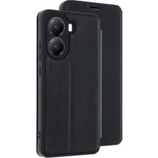 Hace Bazaar Xiaomi Poco X7 Pro Kılıf Flip Cover - Siyah