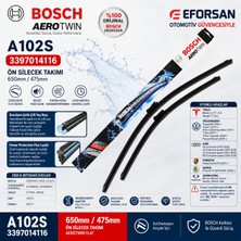 Bosch Orijinal 3397014116 3G1998002 Aerotwin Silecek Takımı 650/475 mm Tesla Passat Uyumlu