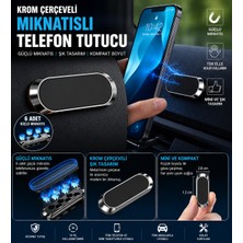 Ymç Detaılıng & Automotıve Krom Çerçeveli Mıknatıslı Telefon Tutucu