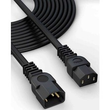 C13 - C14 Ups Güç Kablosu Uzatma Kablosu Monitor Bilgisayar Uyumlu 1.5 Metre