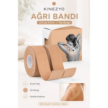 Yenilig Kinezyo Ağrı Bandı 2.5 cm x 5 M Ten Rengi – Esnek Sporcu Destek Bandı