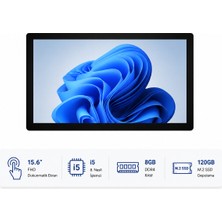 Grandstarr WP156M 15.6''FHD İ5-8.NESIL/8GBRAM/120GB M2. SSD Dokunmatik Panel Pc