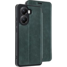 Hace Bazaar Xiaomi Poco X7 Pro Kılıf Flip Cover - Koyu Yeşil