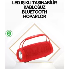 Hace Bazaar Çevreleyen Sesli Rgb Destekli Kablosuz Taşınabilir Hoparlör
