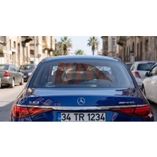 Durak Reklam Araba Arkası İçin Dalgalı Türk Bayrağı Dijital Onewayvision baskı