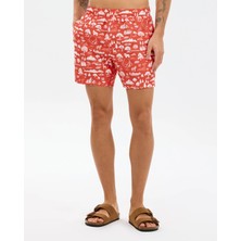 Skechers M 7 Inch Swimshort Erkek Kırmızı Deniz Şortu S2610132-0120
