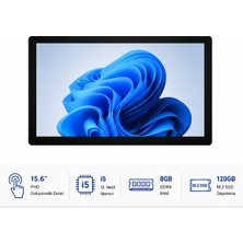 Grandstarr WP156M 15.6'' FHD I5-12.Nesil/8gb RAM/120GB M2. SSD Dokunmatik Panel Pc