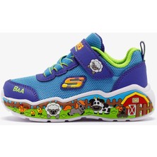 Skechers Play Scene Küçük Erkek Çocuk Mavi Spor Ayakkabı 407312N Blmt