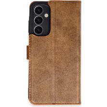 Nacario Galaxy A25 5g Kılıf S Kapaklı Kılıf - Taba