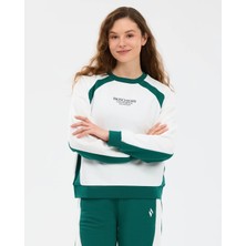 Skechers W Lw Fleece Loose Fit Sweatshirt Kadın Beyaz Sweatshirt S2610028-3855