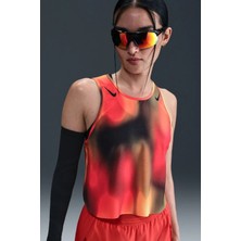 Nike Dri Fit Adv Art Crop Womens Tank Red Kadın Crop Koşu Atleti Kırmızı
