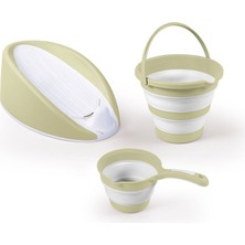 Nacario 7571 Üçlü Bebek Banyo Seti̇- Green