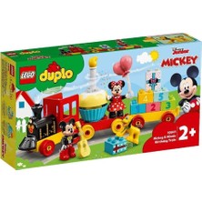 Nacario 10941 Lego® Duplo® Mickey Minnie Doğum Günü Treni 22 Parça +2 Yaş