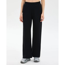 Skechers W Essential Wide Leg Sweatpant Kadın Siyah Eşofman Altı S2610152-3817